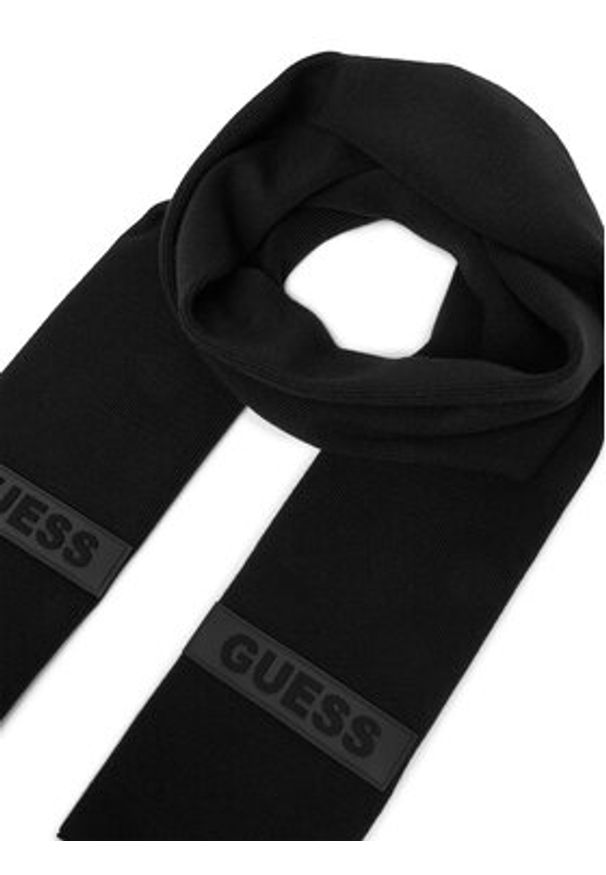 Guess Szalik AM9570 POL03 Czarny. Kolor: czarny. Materiał: wiskoza