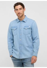 Męska Koszula Mustang Style Duver Denim Blue 1016950 5000 200. Materiał: denim #1
