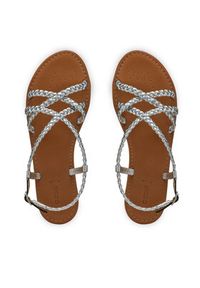 Geox Sandały D Sozy S D55LXD 000KY C1007 Srebrny. Kolor: srebrny. Materiał: skóra #2