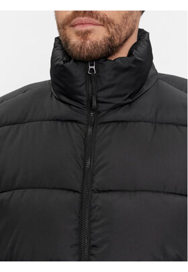 Brave Soul Kurtka zimowa MJK-DAVISLONGBLK Czarny Regular Fit. Kolor: czarny. Materiał: syntetyk. Sezon: zima