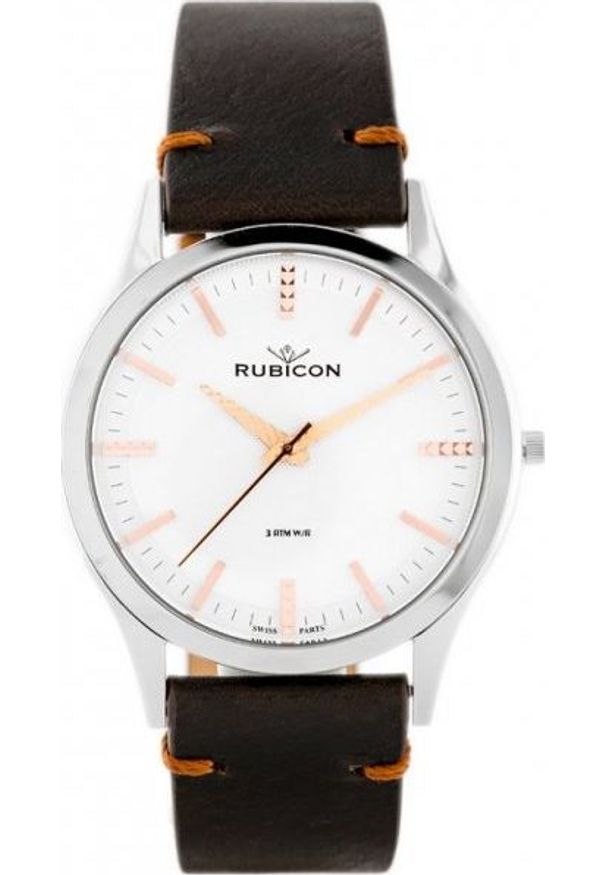 Zegarek Rubicon ZEGAREK MĘSKI RUBICON RNCE06 (zr096c)