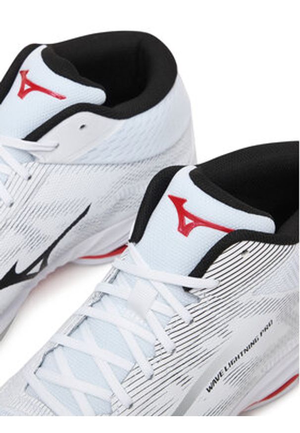 Mizuno Buty halowe Wave Lightning Pro Mid V1GA2665 59 Biały. Kolor: biały. Materiał: materiał. Model: Mizuno Wave