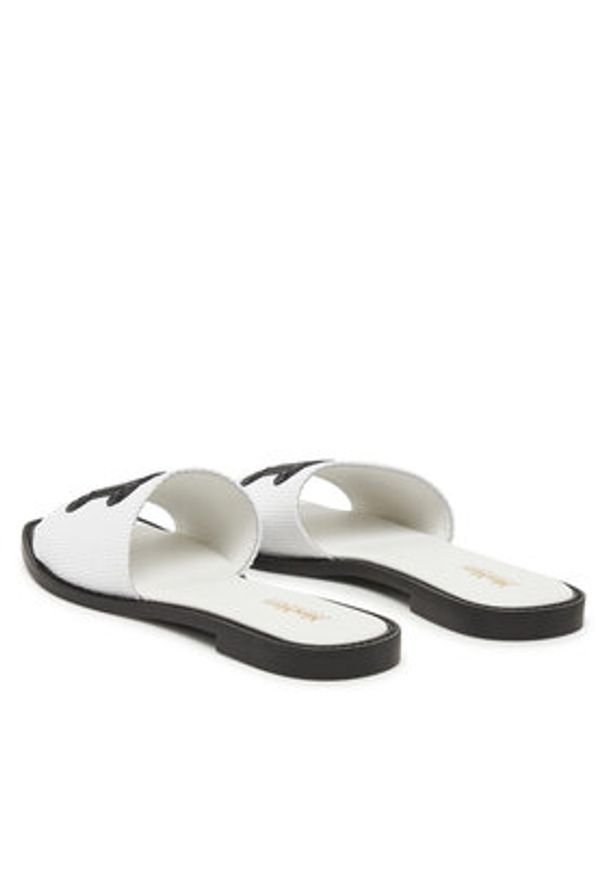 Max Mara Beachwear Klapki 2516521019600 Biały. Kolor: biały. Materiał: materiał