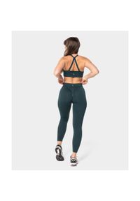 Legginsy bezszwowe Carpatree Accolade zielone. Kolor: zielony. Sport: fitness