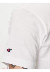 Champion T-Shirt Athletic Archive Graphic Print 216962 Biały Regular Fit. Kolor: biały. Materiał: bawełna. Wzór: nadruk #6