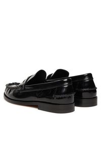 TOMMY HILFIGER - Tommy Hilfiger Mokasyny Hilfiger Penny Abrasivato FW0FW09257 Czarny. Kolor: czarny. Materiał: skóra #5