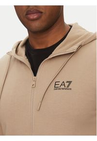 EA7 Emporio Armani Bluza 7M000568 AF13512 M1013 Beżowy Regular Fit. Kolor: beżowy. Materiał: bawełna #4
