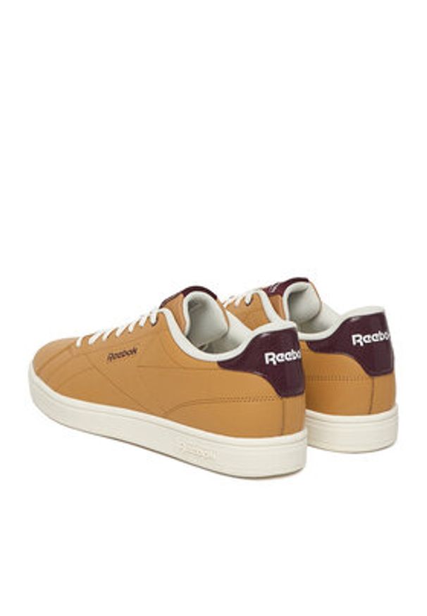 Reebok Sneakersy CEO- COURT CLEAN 100230434 Brązowy. Kolor: brązowy. Materiał: skóra