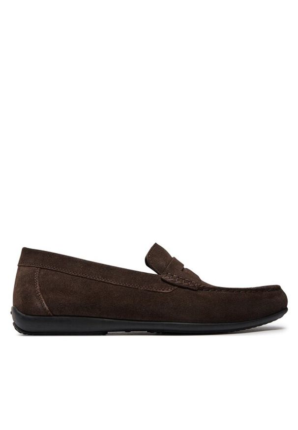 Geox Mokasyny U Ascanio U450WC 00022 C6006 Brązowy. Kolor: brązowy. Materiał: zamsz, skóra