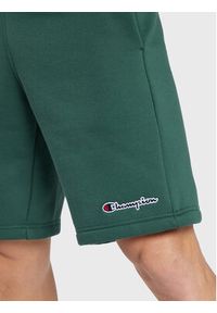 Champion Szorty sportowe Small Embroidery Script 218295 Zielony Regular Fit. Kolor: zielony. Materiał: syntetyk. Styl: sportowy #5