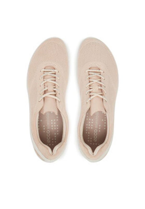ecco - ECCO Sneakersy Biom Lite 80240302118 Różowy. Kolor: różowy. Materiał: nubuk, skóra