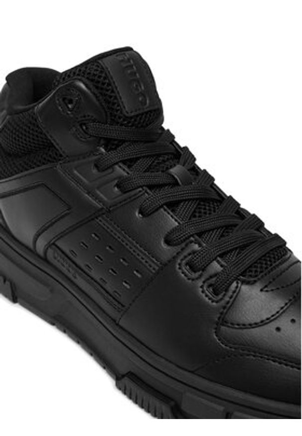 Hugo - HUGO Sneakersy Yarrow 50552592 Czarny. Kolor: czarny. Materiał: skóra