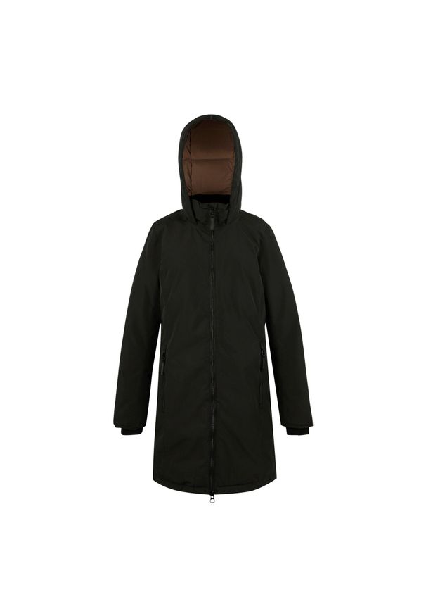 Regatta - Wodoodporna Kurtka Damska Ocieplana Marron. Kolor: czarny. Sport: turystyka piesza