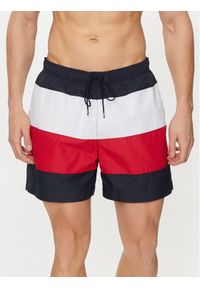 TOMMY HILFIGER - Tommy Hilfiger Szorty kąpielowe UM0UM03263 Kolorowy Regular Fit. Materiał: syntetyk. Wzór: kolorowy