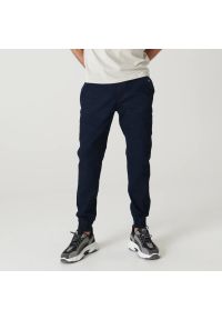 Sinsay - Spodnie slim jogger - Niebieski. Kolor: niebieski