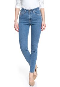 Lee - SPODNIE DAMSKIE LEE SCARLETT HIGH FLAT STONE L31AROEO 112106992