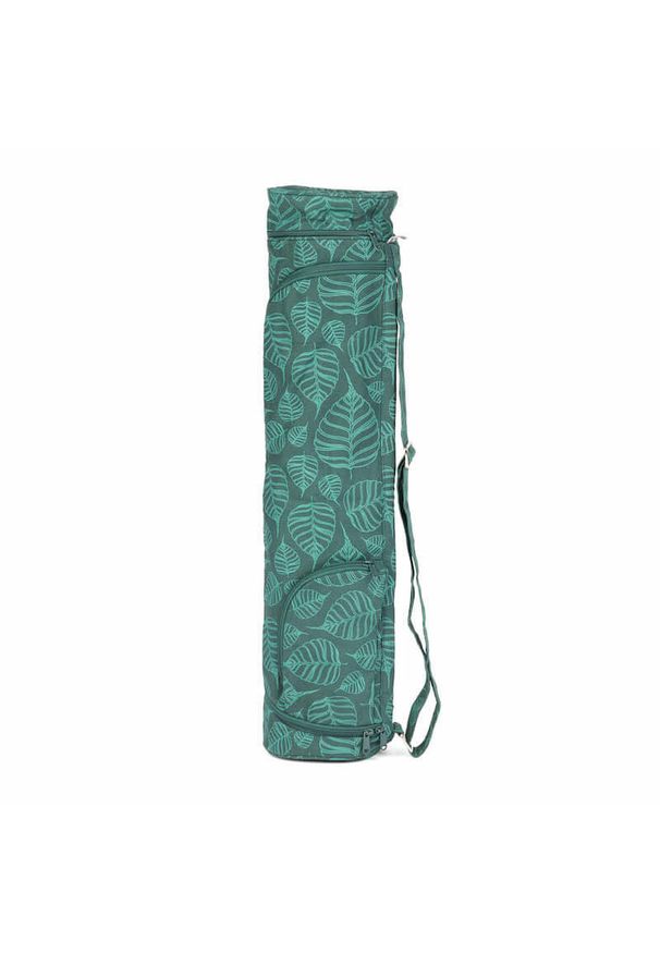 BODHI - Bawełniana torba na matę do jogi Bodhi Asana Bag 70 - zielony. Kolor: zielony. Materiał: bawełna. Sport: joga i pilates