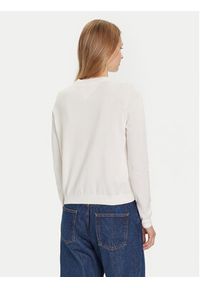 Tommy Jeans Sweter Essential DW0DW20159 Écru Regular Fit. Materiał: bawełna #5