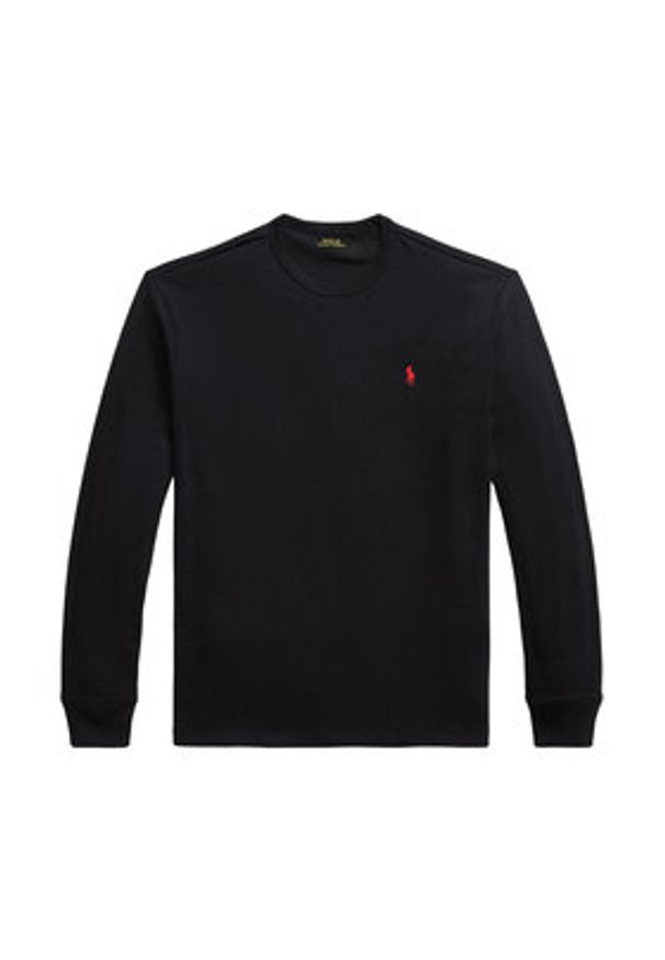 Polo Ralph Lauren Longsleeve 710970697001 Czarny Classic Fit. Typ kołnierza: polo. Kolor: czarny. Materiał: bawełna. Długość rękawa: długi rękaw