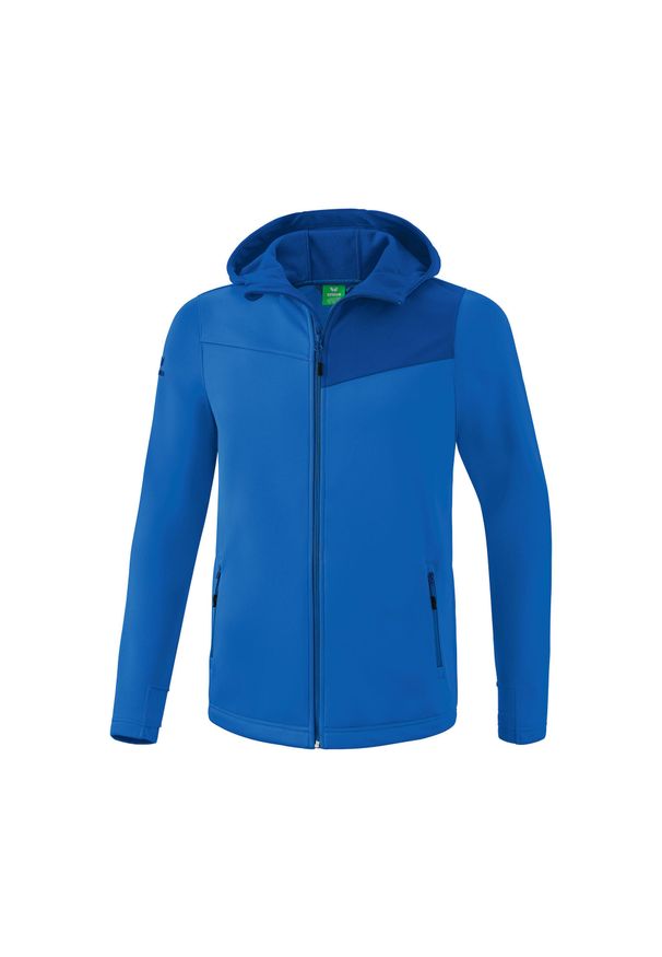 ERIMA - Kurtka dziecięca Erima Softshell Performance. Kolor: niebieski. Materiał: softshell