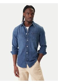 Tommy Jeans Koszula DM0DM22303 Niebieski Regular Fit. Kolor: niebieski. Materiał: bawełna, jeans #1