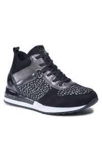 Sneakersy Remonte R2574-03 Schwarz Kombi. Kolor: czarny. Materiał: skóra