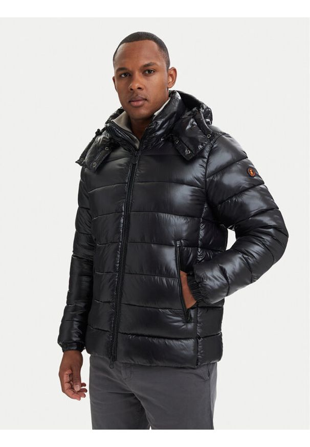 Save The Duck Kurtka zimowa D31653M-LOVE21 Czarny Regular Fit. Kolor: czarny. Materiał: syntetyk. Sezon: zima