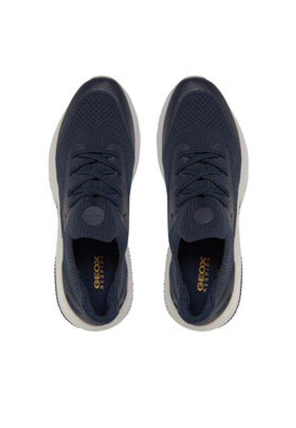 Geox Sneakersy D Spherica Actif D45THC 06K7Z C4002 Granatowy. Kolor: niebieski. Materiał: skóra