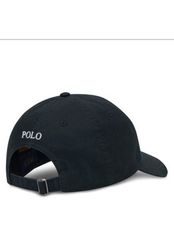 Polo Ralph Lauren Czapka z daszkiem 211912843054 Czarny. Kolor: czarny. Materiał: bawełna, materiał