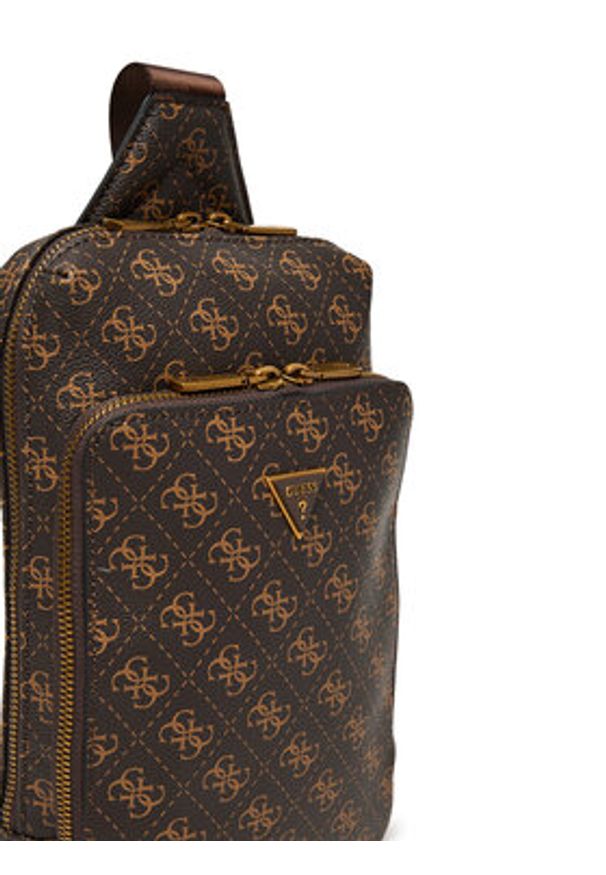 Guess Saszetka HMMILO P5226 Brązowy. Kolor: brązowy. Materiał: skóra