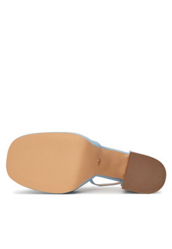 DeeZee Sandały LW85478-6 Niebieski. Kolor: niebieski. Materiał: skóra