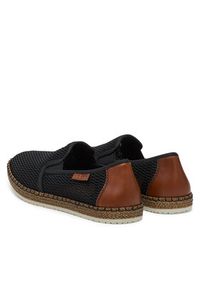 Rieker Półbuty B5276-00 Czarny. Kolor: czarny. Materiał: materiał #6