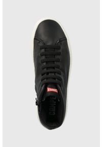 Camper sneakersy skórzane Peu Touring kolor czarny K400422.020. Nosek buta: okrągły. Kolor: czarny. Materiał: skóra. Sport: turystyka piesza #3