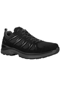 Buty trekkingowe męskie Lowa Innox Evo Ii Gtx. Zapięcie: sznurówki. Kolor: czarny. Materiał: materiał, syntetyk. Szerokość cholewki: normalna