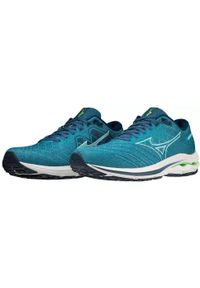 Buty do biegania męskie Mizuno WaveInspire 18. Kolor: niebieski. Model: Mizuno Wave
