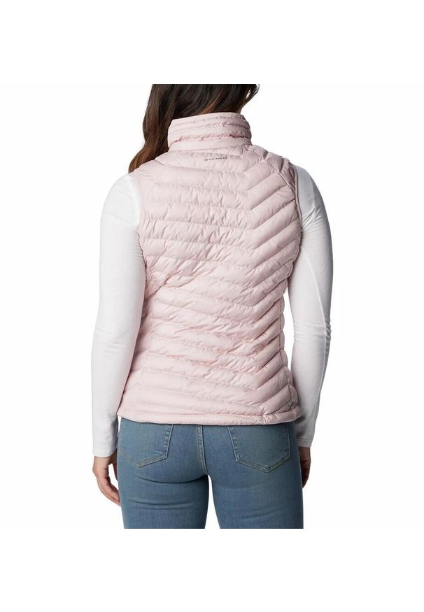 columbia - Bezrękawnik Puchowy Damski Columbia Powder Lite Vest. Kolor: różowy. Materiał: puch. Długość rękawa: bez rękawów