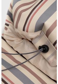 Lefrik plecak damski kolor beżowy duży wzorzysty. Kolor: beżowy. Materiał: poliester #6