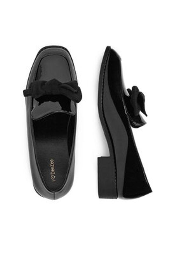 DeeZee Lordsy SQ873-1-BLACK PAT Czarny. Kolor: czarny. Materiał: syntetyk, materiał