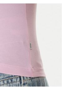 Guess Jeans T-Shirt W6RI15 J1314 Różowy Regular Fit. Kolor: różowy. Materiał: bawełna #4