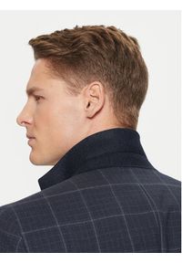 BOSS Garnitur H-Huge 50518097 Granatowy Slim Fit. Kolor: niebieski. Materiał: wełna #6