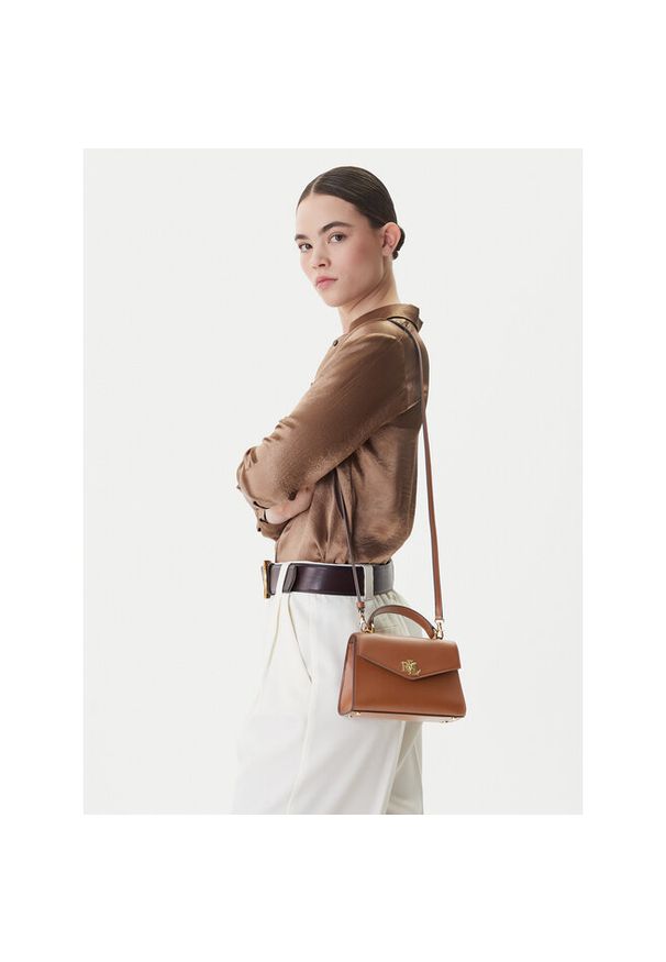 Lauren Ralph Lauren - Torebka LAUREN RALPH LAUREN. Kolor: brązowy