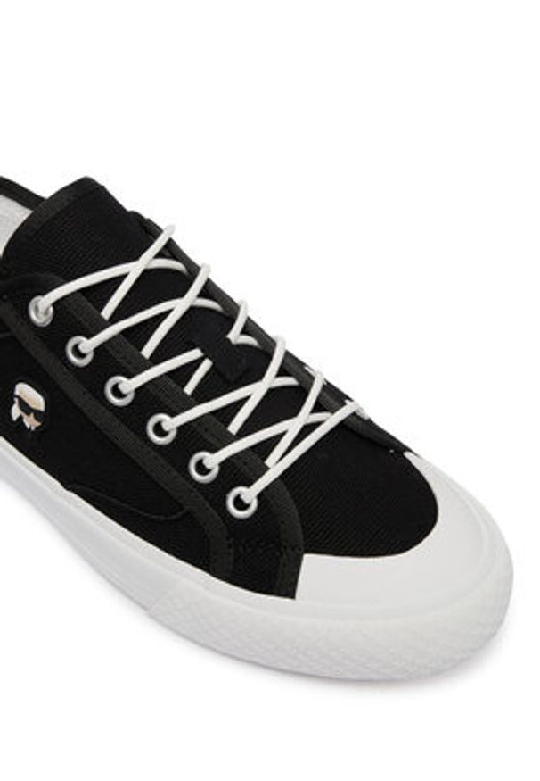 Karl Lagerfeld - KARL LAGERFELD Trampki Rae Karl NFT KL60331N Czarny. Kolor: czarny. Materiał: materiał