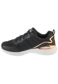 skechers - Buty sportowe Sneakersy damskie, Skech-Air Dynamight - The Halcyon. Zapięcie: sznurówki. Kolor: czarny. Materiał: materiał. Szerokość cholewki: normalna. Model: Skechers Sport. Sport: turystyka piesza