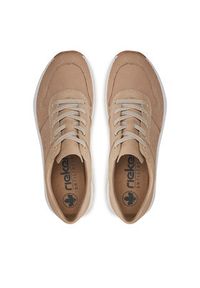 Rieker Sneakersy N6501-61 Beżowy. Kolor: beżowy #4