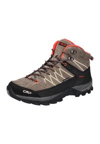 CMP - Rigel Mid Trekking Shoes Wp. Kolor: beżowy, wielokolorowy, czarny. Sport: turystyka piesza #1