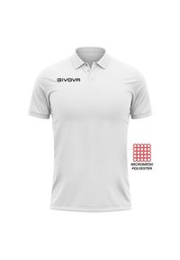Givova polo kieszeń z siatki L. Typ kołnierza: polo. Kolor: czarny, biały, wielokolorowy. Materiał: dzianina. Wzór: haft. Sport: piłka nożna