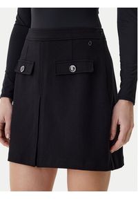 Guess Spódnica mini W6RD57 KCMU2 Czarny Classic Fit. Kolor: czarny. Materiał: syntetyk #2