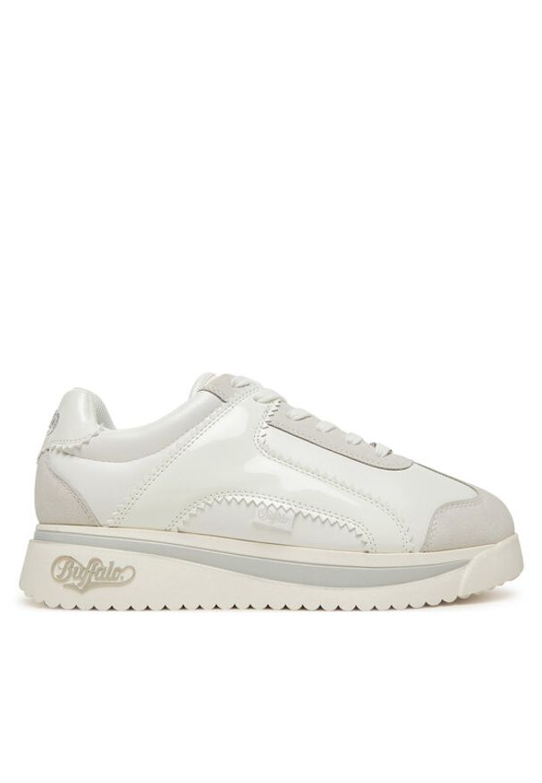 Buffalo Sneakersy Malibu 1636450 Biały. Kolor: biały. Materiał: skóra