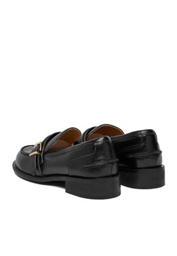 MEXX Loafersy EO-WS1164-01 Czarny. Kolor: czarny. Materiał: skóra