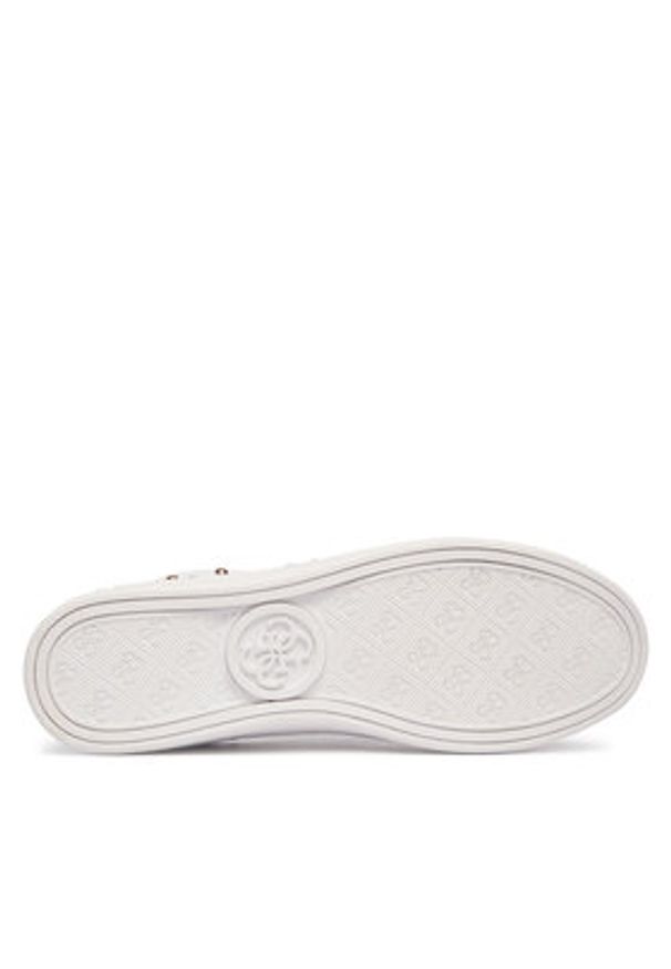 Guess Sneakersy FLPBON ELE12 Biały. Kolor: biały. Materiał: skóra